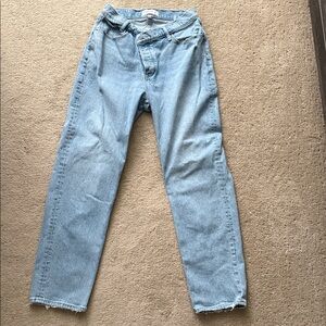 Abercrombie & Fitch Sky Blue Straight Leg Jeans
